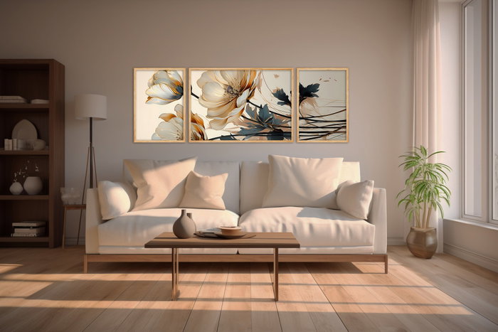 Wallity Huhu303 Conjunto de 3 Cuadros Decorativos Multicolor Wallity Huhu303 Conjunto de 3 Cuadros Decorativos Multicolor